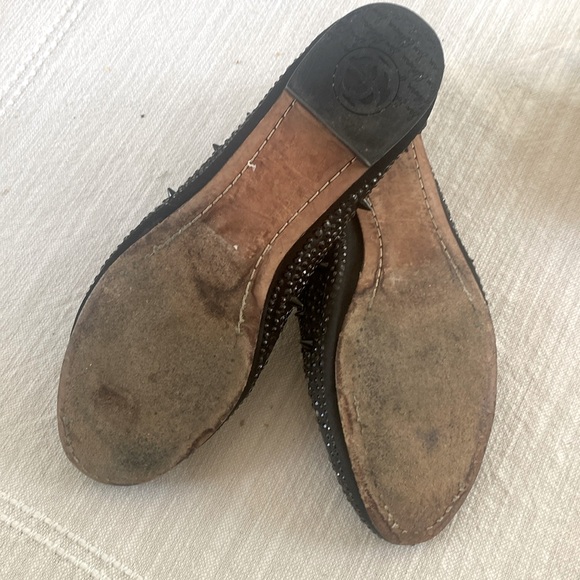 Sam Edelman Black Spike Sequin Flats! Super comfy! - Picture 2 of 3